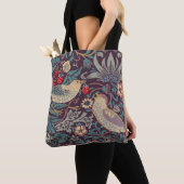 William Morris Strawberry Thief Canvas tas (Dichtbij)