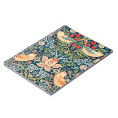 William Morris 'Strawberry Thief' Carnet Spiral (Côté gauche)