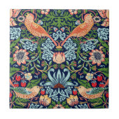 William Morris Strawberry Thief Ceramic Tegel Tegeltje (Voorkant)