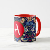 William Morris STRAWBERRY THIEF CUSTOM INITIAAL MO Mok (Voorkant rechts)