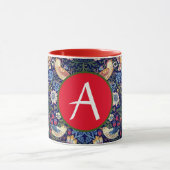 William Morris STRAWBERRY THIEF CUSTOM INITIAL MUG (Centre)