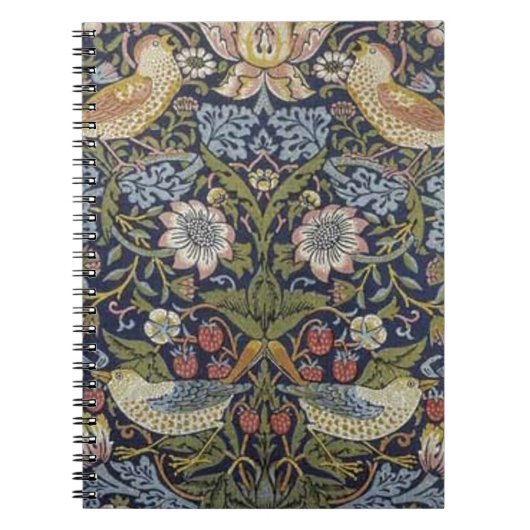 William Morris Strawberry Thief Design 1883 Notitieboek (Voorkant)