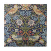 William Morris Strawberry Thief Design 1883 Tegeltje (Voorkant)