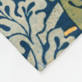 William Morris Strawberry Thief Design Fleece Deken (Hoek)