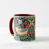 William Morris Strawberry Thief Design Mok (Voorkant links)