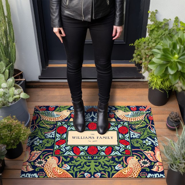 William Morris Strawberry Thief Doormat Deurmat (Creator heeft geüpload)