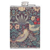 William Morris Strawberry Thief Flask Heupfles (Achterkant)
