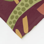 William Morris Strawberry Thief Fleece Blanket (Hoek)