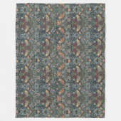 William Morris Strawberry Thief Fleece Deken (Voorkant)