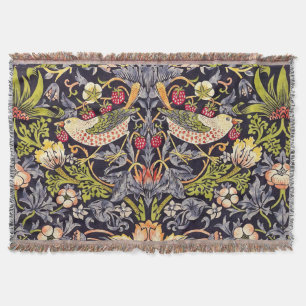 William Morris Strawberry Thief Floral Art Nouveau Deken