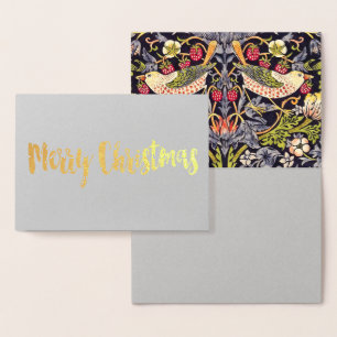 William Morris Strawberry Thief Floral Art Nouveau Folie Kaarten