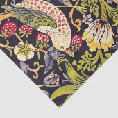William Morris Strawberry Thief Floral Art Nouveau Tissuepapier (Detail)