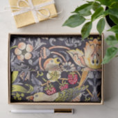 William Morris Strawberry Thief Floral Art Nouveau Tissuepapier (Geschenk)