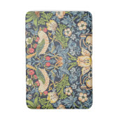 William Morris Strawberry Thief Floral Pattern Badmat (Voorkant Verticaal)