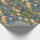 William Morris Strawberry Thief Floral Pattern Cadeaupapier (Hoek)