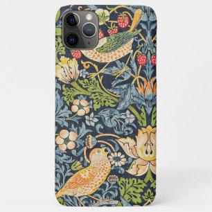 William Morris Strawberry Thief Floral Pattern iPhone 11 Pro Max Hoesje