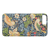 William Morris Strawberry Thief Floral Pattern Case-Mate iPhone Case (Achterkant (Horizontaal))
