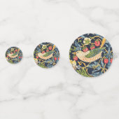 William Morris Strawberry Thief Floral Pattern Confetti (Achterkanten)