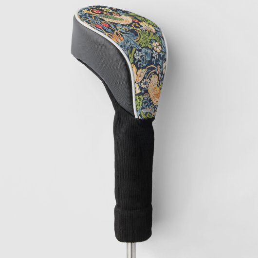 William Morris Strawberry Thief Floral Pattern Golfheadcover (Schuin)
