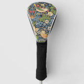 William Morris Strawberry Thief Floral Pattern Golfheadcover (Voorkant)