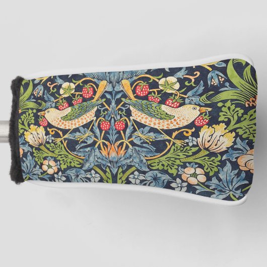 William Morris Strawberry Thief Floral Pattern Golfheadcover (Voorkant)