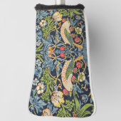 William Morris Strawberry Thief Floral Pattern Golfheadcover (Draai 90)