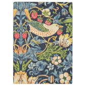 William Morris Strawberry Thief Floral Pattern Klembord (Achterkant)