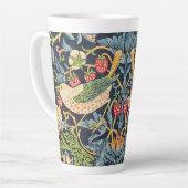 William Morris Strawberry Thief Floral Pattern Latte Mok (Linkerhoek)