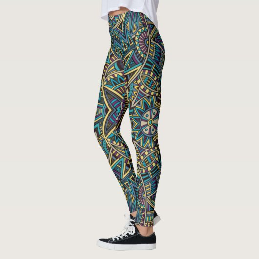 William Morris Strawberry Thief Floral Pattern Leggings (Links)