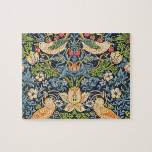 William Morris Strawberry Thief Floral Pattern Legpuzzel
