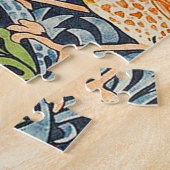 William Morris Strawberry Thief Floral Pattern Legpuzzel (Zijkant)