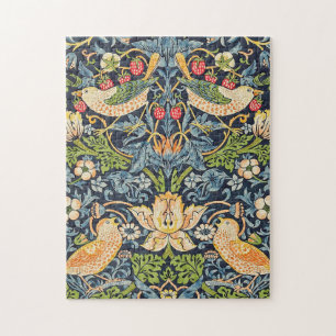 William Morris Strawberry Thief Floral Pattern Legpuzzel