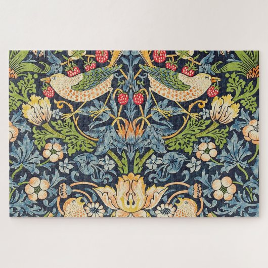 William Morris Strawberry Thief Floral Pattern Legpuzzel (Horizontaal)