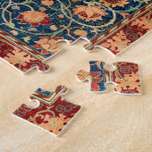 William Morris Strawberry Thief Floral Pattern Legpuzzel (Zijkant)