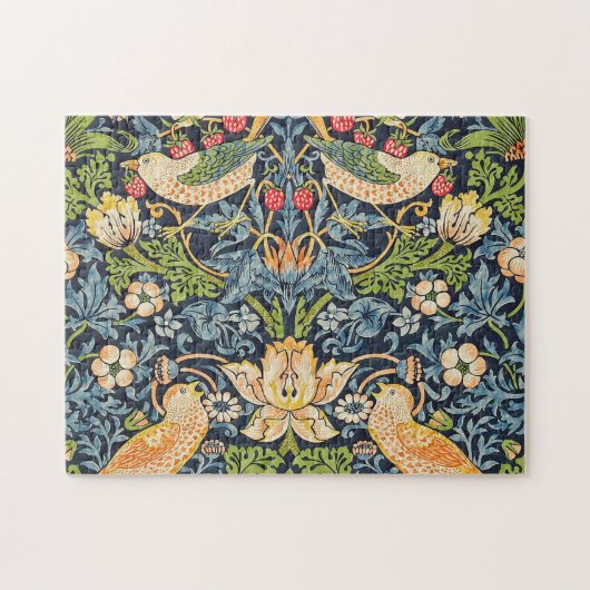 William Morris Strawberry Thief Floral Pattern Legpuzzel (Horizontaal)