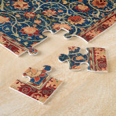 William Morris Strawberry Thief Floral Pattern Legpuzzel (Zijkant)