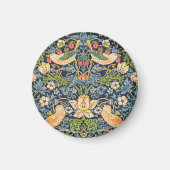 William Morris Strawberry Thief Floral Pattern Magneet (Voorkant)