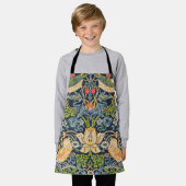 William Morris Strawberry Thief Floral Pattern Schort (Gedragen)