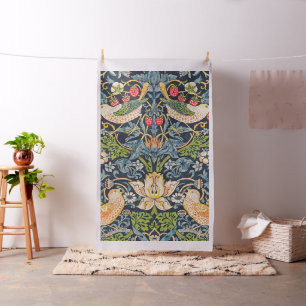 William Morris Strawberry Thief Floral Pattern Stof