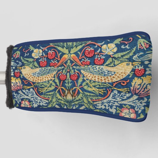 William Morris - Strawberry Thief Golfheadcover (Voorkant)