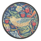 William Morris - Strawberry Thief Hockey Puck (Voorkant)