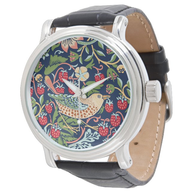 William Morris Strawberry Thief Horloge (Gekanteld)