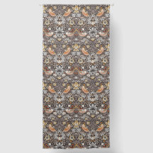 William Morris Strawberry Thief Houtskool Okergeel