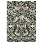 William Morris Strawberry Thief I Black Birds Klembord (Achterkant)