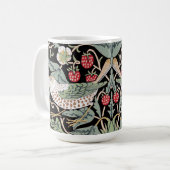 William Morris Strawberry Thief I Black Birds Koffiemok (Voorkant links)