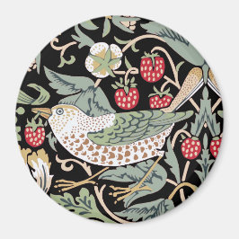 William Morris Strawberry Thief I Black Birds Magneet