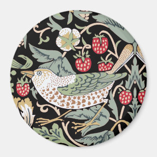 William Morris Strawberry Thief I Black Birds Magneet