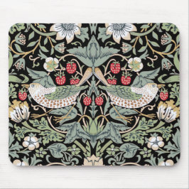 William Morris Strawberry Thief I Black Birds Muismat