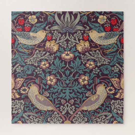 William Morris Strawberry Thief Jigsaw Puzzle (Vertical)