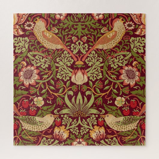 William Morris Strawberry Thief Jigsaw Puzzle (Vertical)